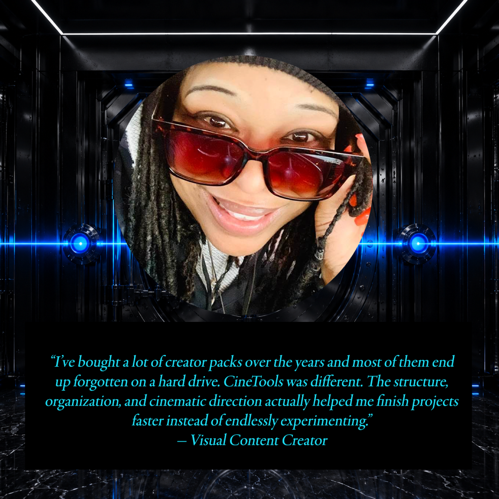 Visual Engine creator testimonial